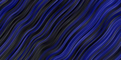 Dark BLUE vector pattern with wry lines.