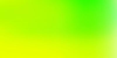 Light green, yellow vector gradient blur pattern.