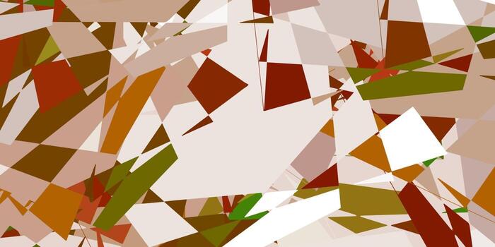 Light Green, Yellow vector texture with random triangles.