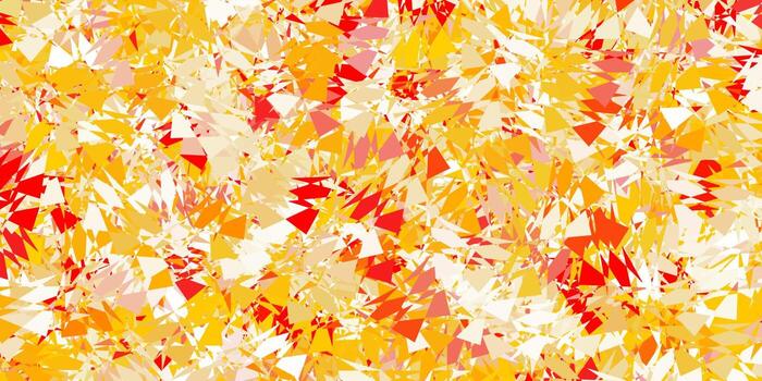 Light orange vector texture with random triangles.