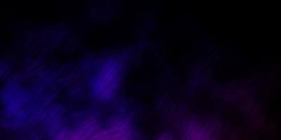 Dark Purple vector background with bent lines.