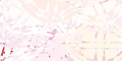 Light Pink vector template with abstract forms.