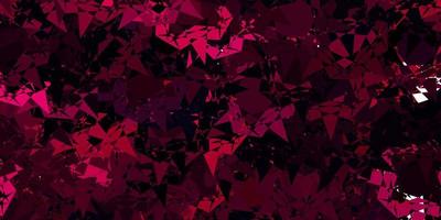 Light Pink vector background with polygonal forms.