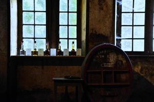 wine cellar in a old house photo