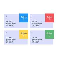 Step labels infographic icon in flat design vector