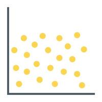 Trendy editable vector of bubble graph