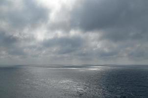 silvery shining sea photo