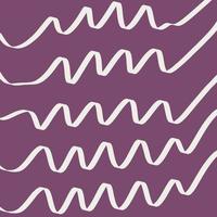 Minimal Mid Century Pink Calligraphy Wavy Lines vector