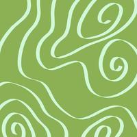 Minimal Lime Green Calligraphy Swirl Lines vector