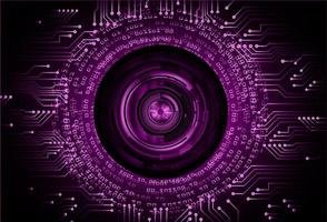 eye cyber circuit future technology concept background vector