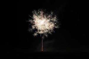 delicate colorful fireworks photo