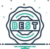 Mix icon for best vector