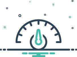 Mix icon for dashboard vector