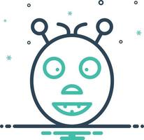 Mix icon for oddity vector