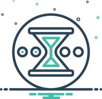 Mix icon for pending vector
