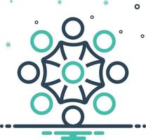 Mix icon for support vector
