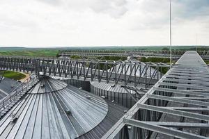 Agricultural Silo - Building Exterior, Storage and drying of grains, wheat, corn, soy photo