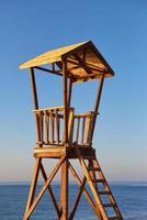 Beach wood cabin for coast guard photo