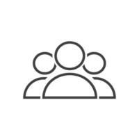 people group, team, teamwork, group icon vector isolated