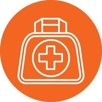 First Aid Kit Icon Style vector