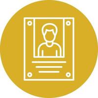 Wanted Icon Style vector