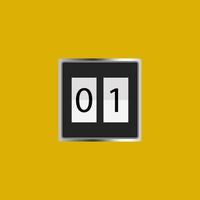 calendar date vector icon. stopwatch reminder icon 01