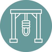 Gibbet Icon Style vector