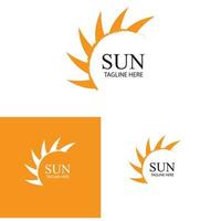 Sun Vector illustration Icon logo template