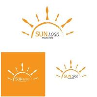 Sun Vector illustration Icon logo template