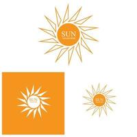 Sun Vector illustration Icon logo template