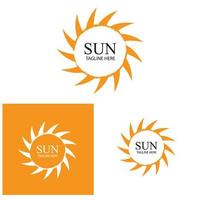 Sun Vector illustration Icon logo template