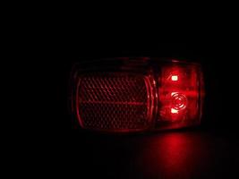 flashing red strobe light photo