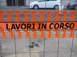 Lavori in corso Road works photo