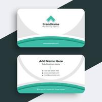 Business card design template vector