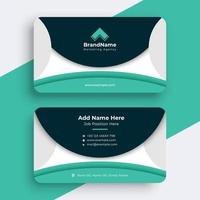 Business card design template vector