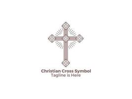 The Cross is a Symbol of Christianity Catholic Religion The Church of Jesus Free Vector Design