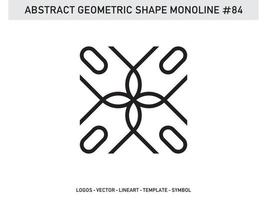 Ornament Geometric Monoline Shape Abstract Line Free Vector