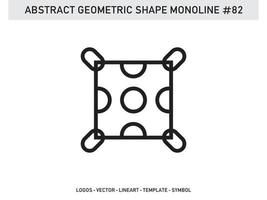 Ornament Geometric Monoline Shape Abstract Line Free Vector