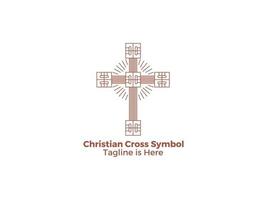 The Cross is a Symbol of Christianity Catholic Religion The Church of Jesus Free Vector Design