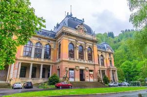 Karlovy Vary, Czech Republic, May 10, 2019 Kaiserbad Spa Imperial Bath or Lazne I building in Carlsbad photo