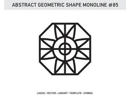 Ornament Geometric Monoline Shape Abstract Line Free Vector