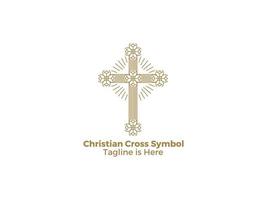 la cruz es un símbolo de la religión cristiana católica el icono de diseño de la iglesia de jesús