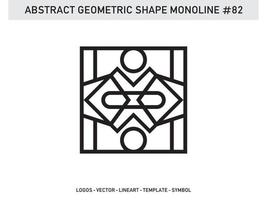 Ornament Geometric Monoline Shape Abstract Line Free Vector