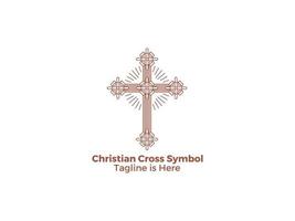 The Cross is a Symbol of Christianity Catholic Religion The Church of Jesus Free Vector Design