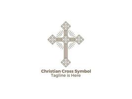 The Cross is a Symbol of Christianity Catholic Religion The Church of Jesus Free Vector Design