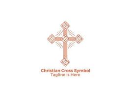 The Cross is a Symbol of Christianity Catholic Religion The Church of Jesus Free Vector Design