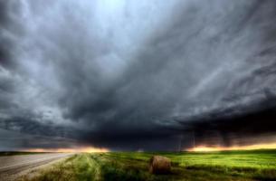 Storm clouds over Saskatchewan photo