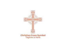 The Cross is a Symbol of Christianity Catholic Religion The Church of Jesus Free Vector Design