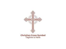 Christians cross religion vector symbols jesus catholicism free vector