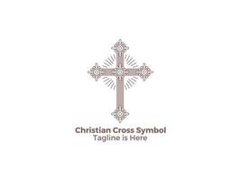 The Cross is a Symbol of Christianity Catholic Religion The Church of Jesus Free Vector Design